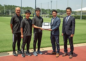 「日本サッカー協会」とのフォトセッション